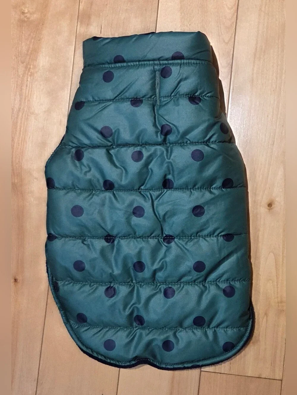 NEW Top Paw Polka-Dot Dog Puffer Jacket (S)